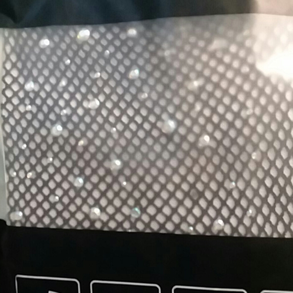 Fishnet Rhinestone Tights - Picture 7 of 8